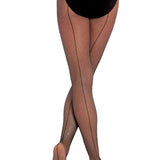 BODY WRAPPERS C62 GIRLS TOTAL STRETCH BACK SEAM REGULAR FISHNET FOOTED TIGHTS