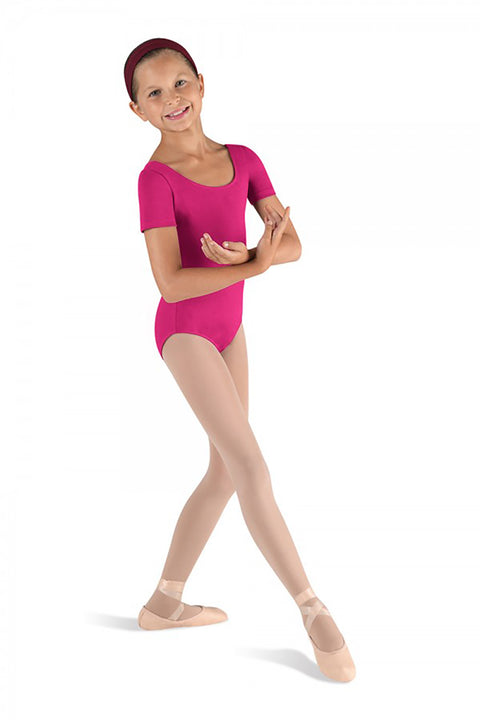 BLOCH CL5402 BALLET GIRL'S SHORT SLEEVE LEOTARD