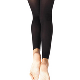 CAPEZIO 1917X GIRLS FOOTLESS W/ SELF KNIT WAIST BAND TIGHT