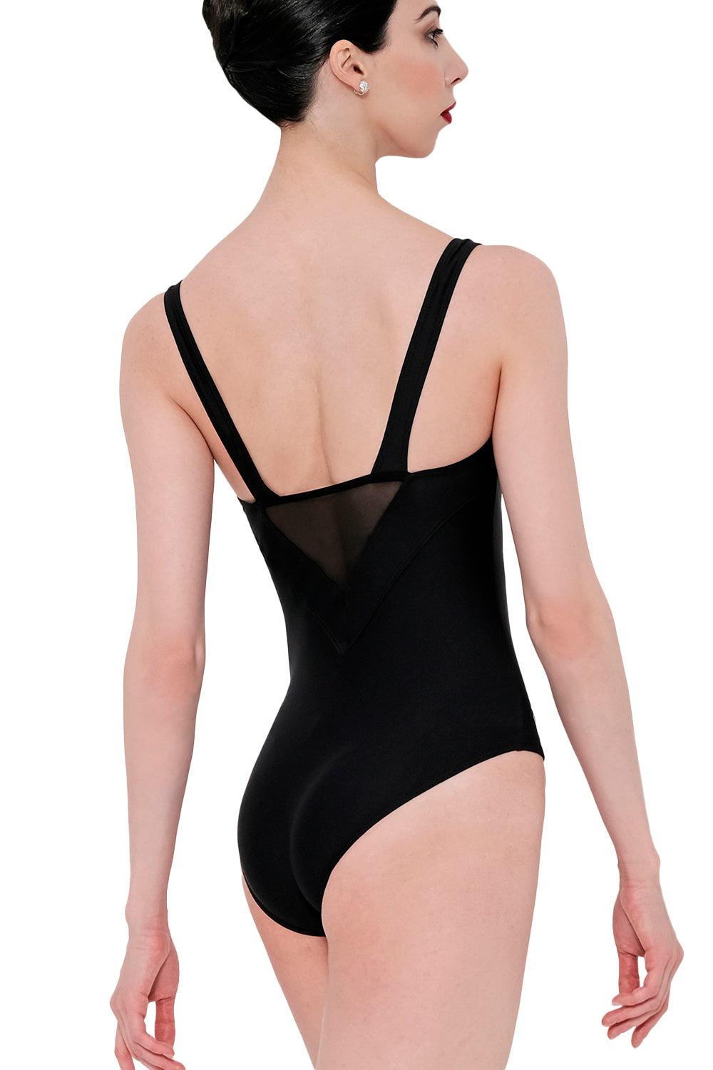 WEAR MOI CYPRES WOMEN MICROFIBER STRETCH TULLE TANK LEOTARD