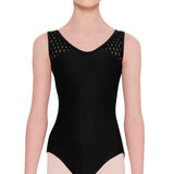 WEAR MOI AMALTEA WOMEN MICROFIBER YOKE TANK LEOTARD