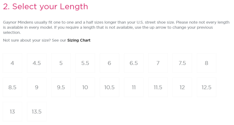 GAYNOR MINDEN POINTE SCULPTED SUPPLE SHANK BOX #3 AMERICAN MADE