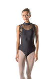 BALLET ROSA BERENICE LADIES MAILLOT WITH LACE TANK LEOTARD