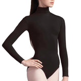 CAPEZIO TB41 ADULT TURTLENECK LONG SLEEVE LEOTARD