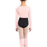 BLOCH CZ3149 GIRLS JAMINCA KNIT FIXED WARM-UP WRAP TOP