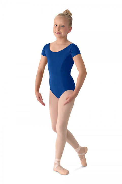 MIRELLA M515C GIRLS CAP SLEEVE LEOTARD