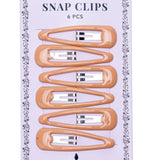 BUNHEADS BH1513 LIGHT BROWN SNAP CLIPS