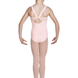 MIRELLA M1228C GIRLS OPEN BACK CAMISOLE LEOTARD