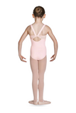 MIRELLA M1228C GIRLS OPEN BACK CAMISOLE LEOTARD