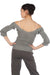 INTERMEZZO 6070 WOMEN V-NECK WARM-UP SWEATER