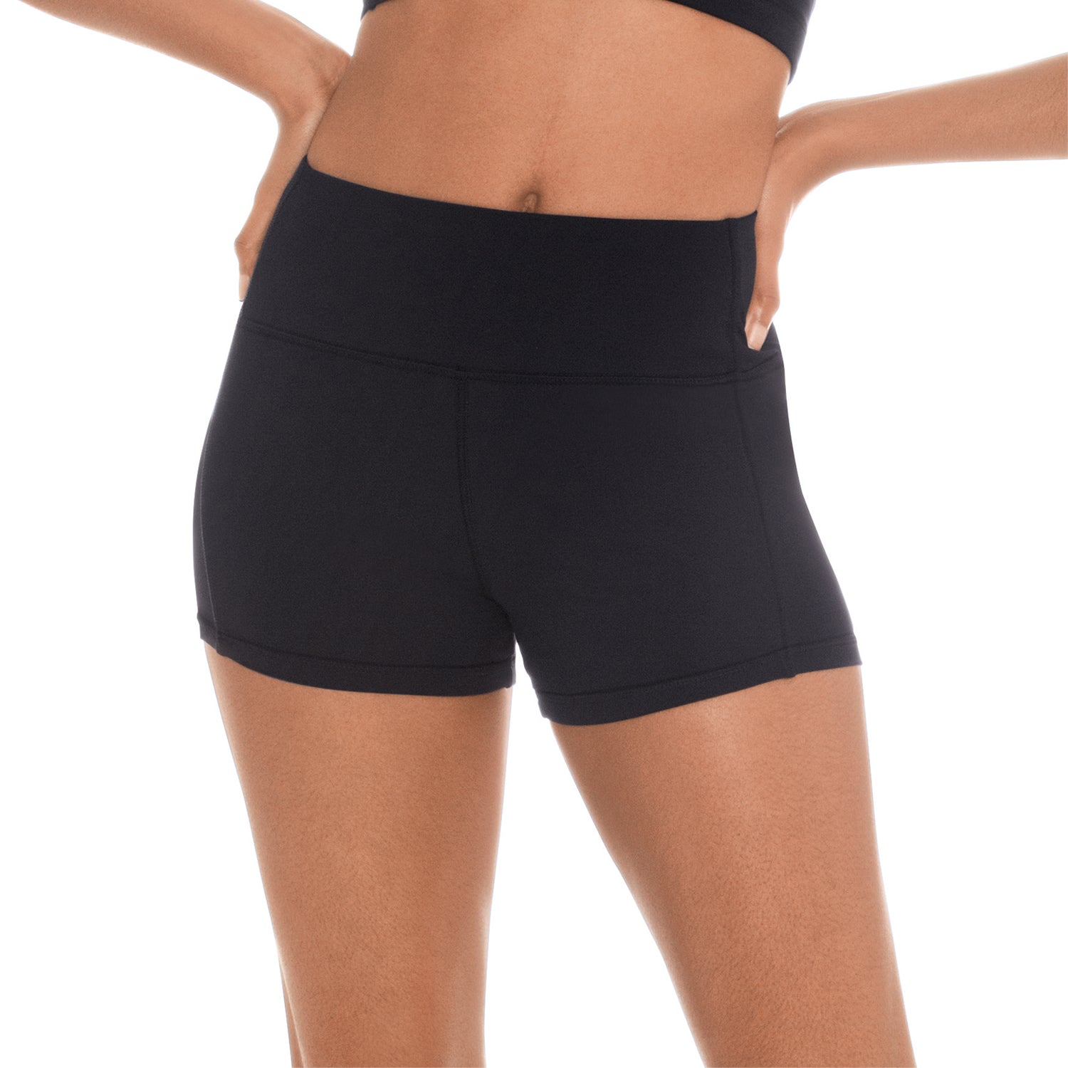 EUROTARD-44336 LADIES MICROFIBER FLAT BAND SHORTS