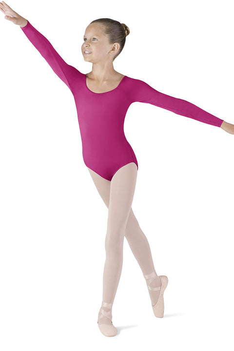 BLOCH CL5609 GIRLS MEGLIO LONG SLEEVE LEOTARD