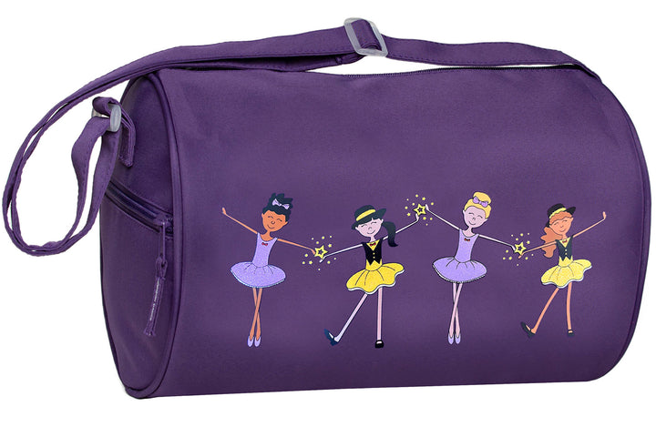 HORIZON 5002 MY GALS PRINTED DANCERS PURPLE DUFFEL