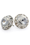 GLAMOUR GODDESS RHINESTONE CLIP-ON/PIERCED DANCE EARRINGS