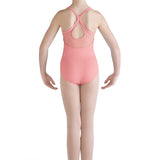 MIRELLA M1210C GIRLS MESH FRONT CAMISOLE LEOTARD