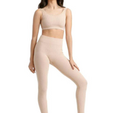 CAPEZIO 11377W WOMEN SEAMLESS RIB CROPPED LEGGING