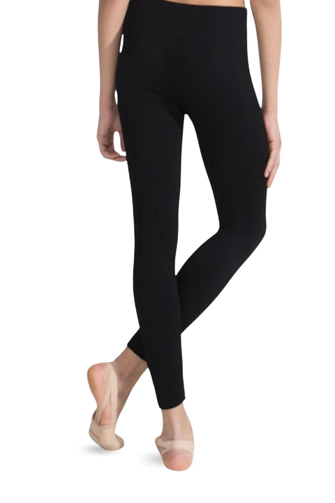 CAPEZIO 11377W WOMEN SEAMLESS RIB CROPPED LEGGING