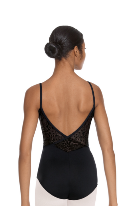 EUROTARD 78781 WOMEN IMPRESSION MESH WRAP BACK CAMISOLE LEOTARD