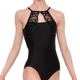 WEAR MOI AEGLOS WOMEN MICROFIBER STRETCH TULLE TANK LEOTARD