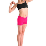 BLOCH CR2704 GIRLS MATTEA V-FRONT HIPSTER SHORTS