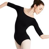 CAPEZIO TB243W WOMEN BOATNECK 3/4 SLEEVE LEOTARD