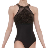 WEAR MOI ELANOR WOMEN MICROFIBER HIGH COLLAR TANK LEOTARD