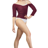 INTERMEZZO 6070 WOMEN V-NECK WARM-UP SWEATER