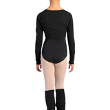 BLOCH CZ3149 GIRLS JAMINCA KNIT FIXED WARM-UP WRAP TOP