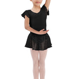 BLOCH CR5161 GIRLS OLESIA PULL-ON GEORGETE SEQUIN SKIRT