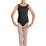 M368C GIRLS SCALLOP BACK TANK LEOTARD-MIRELLA