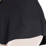 EUROTARD-06121 WOMEN HIGH LOW PULL ON MINI BALLET SKIRT