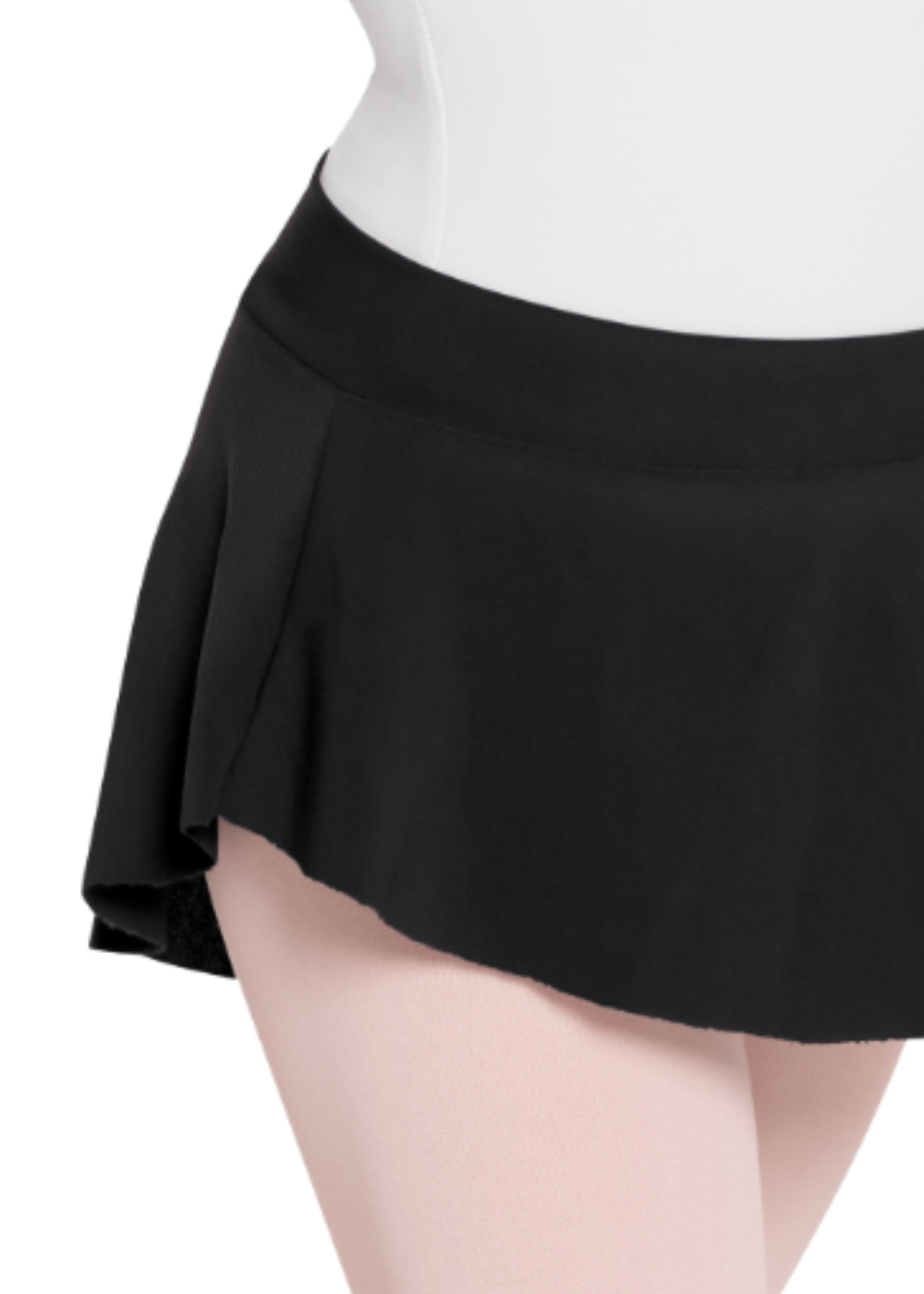 EUROTARD-06121C GIRLS HIGH LOW PULL ON MINI BALLET SKIRT