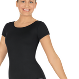 EUROTARD-44475 WOMEN CLASSIC MICROFIBER SHORT SLEEVE LEOTARD