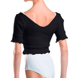 WEAR MOI NAYA WOMEN COMFORTABLE CUT SHORT SLEEVE CROP TOP