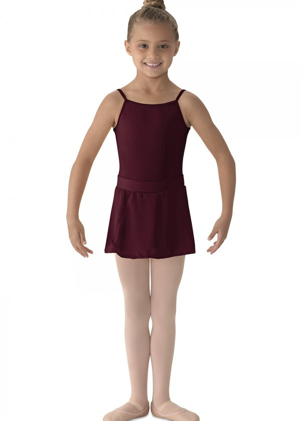 MS12CH GIRLS GEORGETTE MOCK WRAP SKIRT-MIRELLA