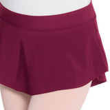 EUROTARD-06121C GIRLS HIGH LOW PULL ON MINI BALLET SKIRT