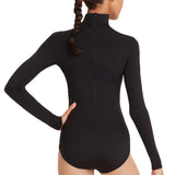 CAPEZIO TB41 ADULT TURTLENECK LONG SLEEVE LEOTARD