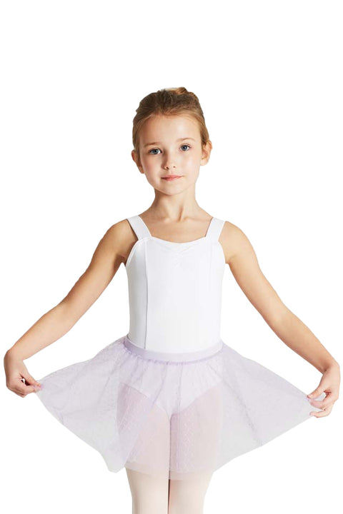 CAPEZIO 11312C GIRLS DOUBLE LAYER PULL ON SKIRT