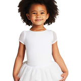 CAPEZIO 11311C GIRLS BACK KEYHOLE PUFF SLEEVE LEOTARD