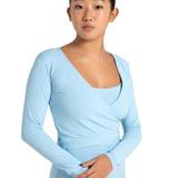 CAPEZIO SE1045C GIRLS STUDIO COLLECTION WRAP TOP