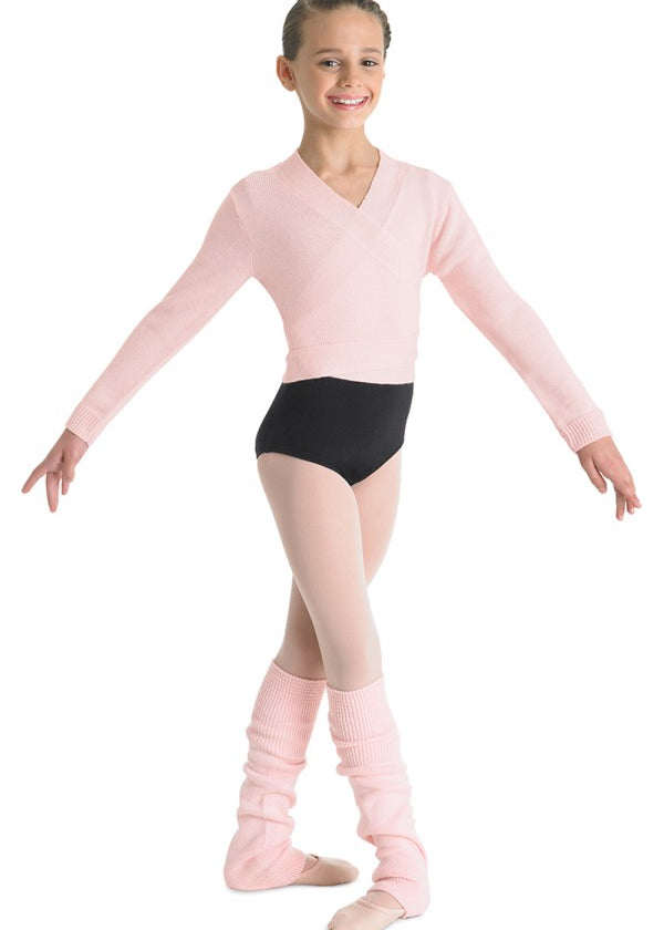 BLOCH CZ0999 GIRLS ELLA CROSS OVER CARDIGAN