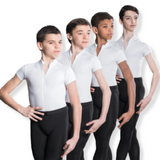 WEAR MOI CONDOR BOYS SHORT SLEEVE MOCK TURTLENECK LEOTARD
