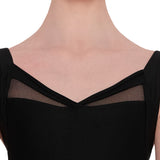 WEAR MOI CYPRES WOMEN MICROFIBER STRETCH TULLE TANK LEOTARD