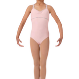 MIRELLA M1240C GIRLS DITSY FLORAL CAMISOLE LEOTARD