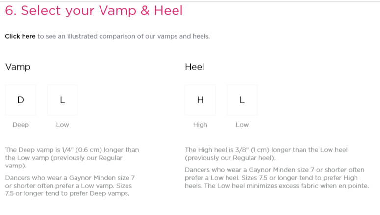 GAYNOR MINDEN POINTE SCULPTED SUPPLE SHANK BOX #3 AMERICAN MADE