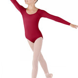 BLOCH CL5609 GIRLS MEGLIO LONG SLEEVE LEOTARD
