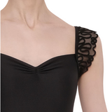 WEAR MOI SWEETPEA WOMEN MICROFIBER ELASTANE STRETCH TULLE TANK LEOTARD