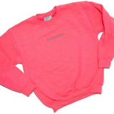 COVET DANCE BLRN-EMB YOUTH BALLERINA EMBROIDERED SWEATSHIRT