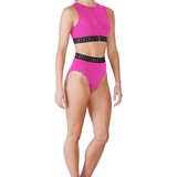 BLOCH FR5011 WOMEN TEIGAN HIGH WAISTED EXPOSED ELASTIC BRIEF