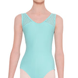 WEAR MOI AMALTEA GIRLS MICROFIBER YOKE TANK LEOTARD